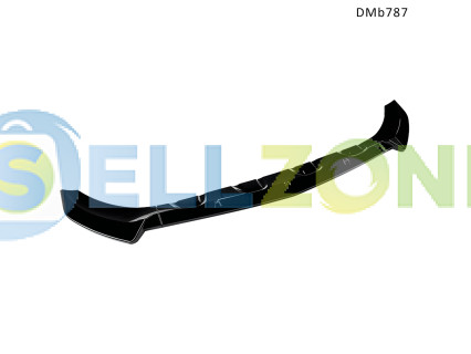 Μαύρη αεροτομή για μπροστινό προφυλακτήρα Mercedes GLC X253 AMG 16-19 - DMb787